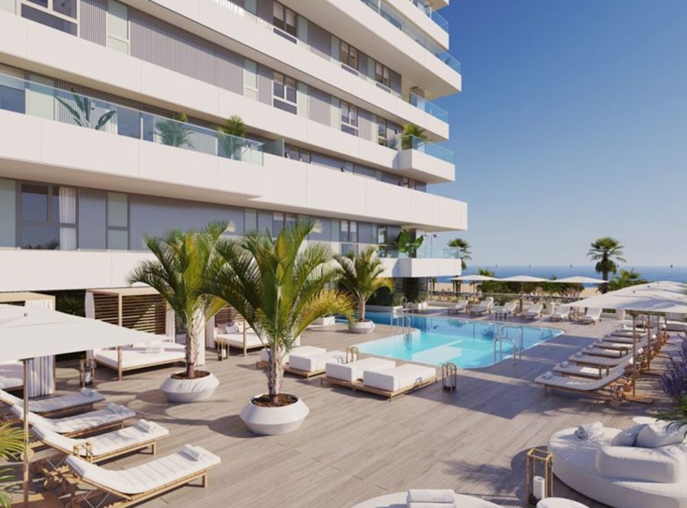 Apartment penthouse Malaga Towers Picasso beachfront