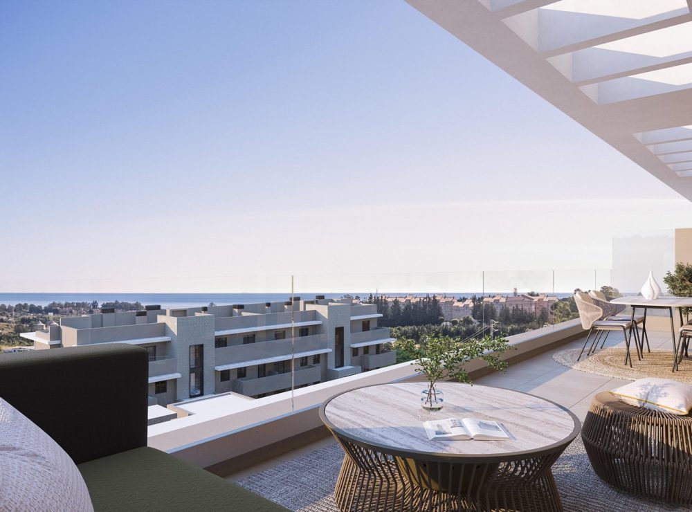 Capri new development apartment penthouse new golden mile Estepona Marbella