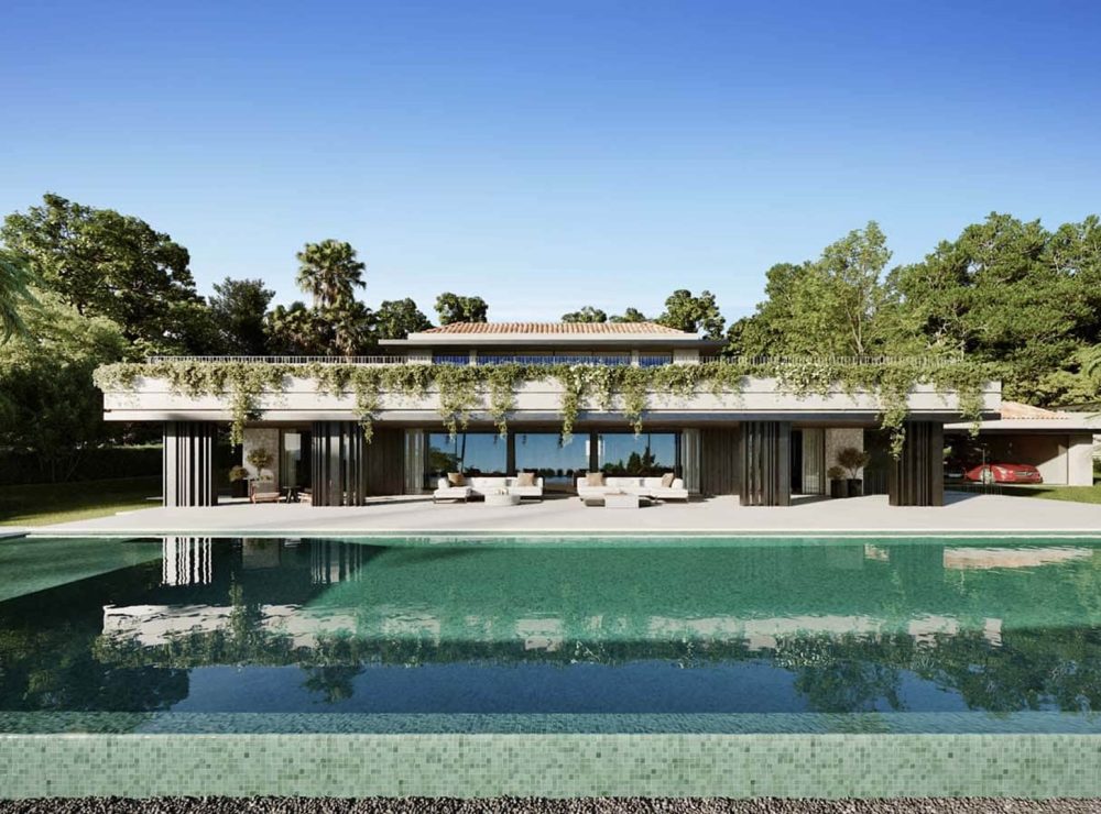 Plot villa Paris 35 new development Parcelas del Golf Nueva Andalucia Marbella