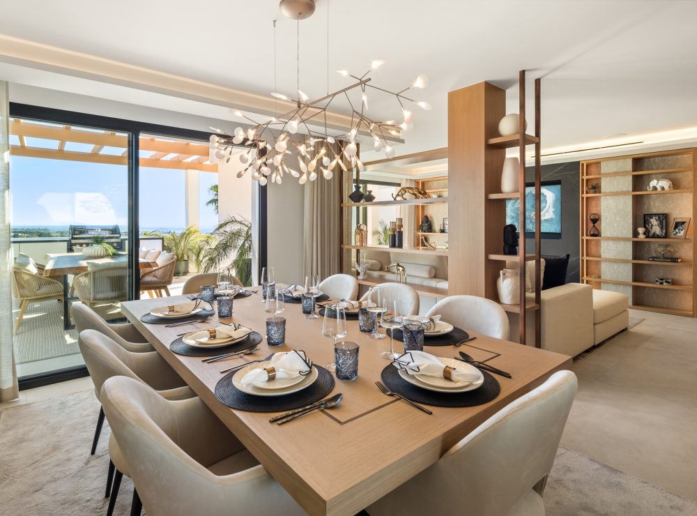Duplex penthouse Maison Montaigne Palacetes Los Belvederes Nueva Andalucia Marbella