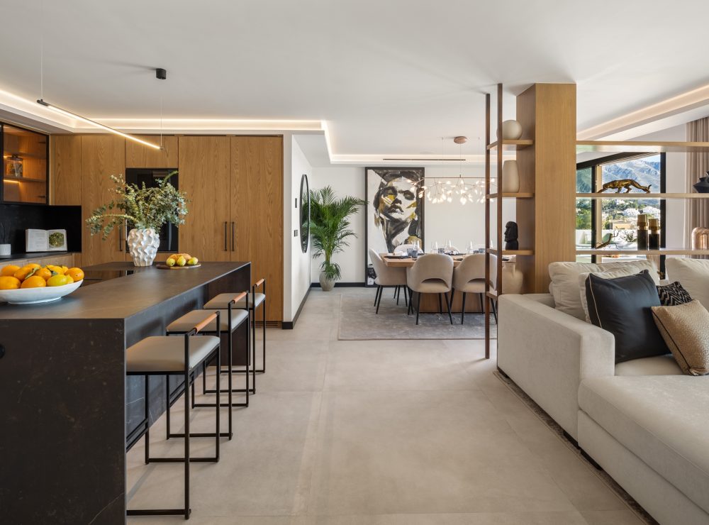 Duplex penthouse Maison Montaigne Palacetes Los Belvederes Nueva Andalucia Marbella