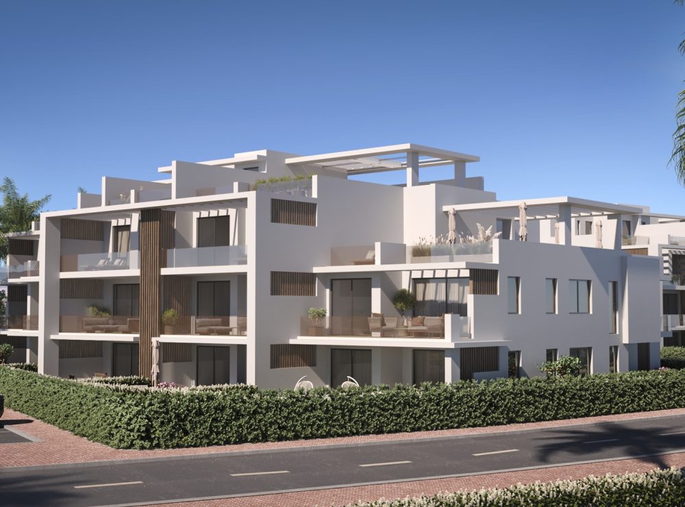 Royal Park Residence New development apartment penthouse New Golden Mile Estepona Marbella exterior