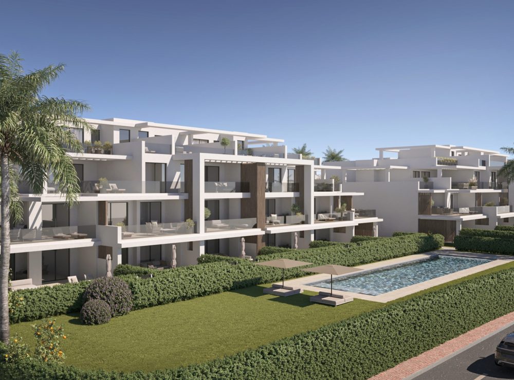 Royal Park Residence New development apartment penthouse New Golden Mile Estepona Marbella exterior