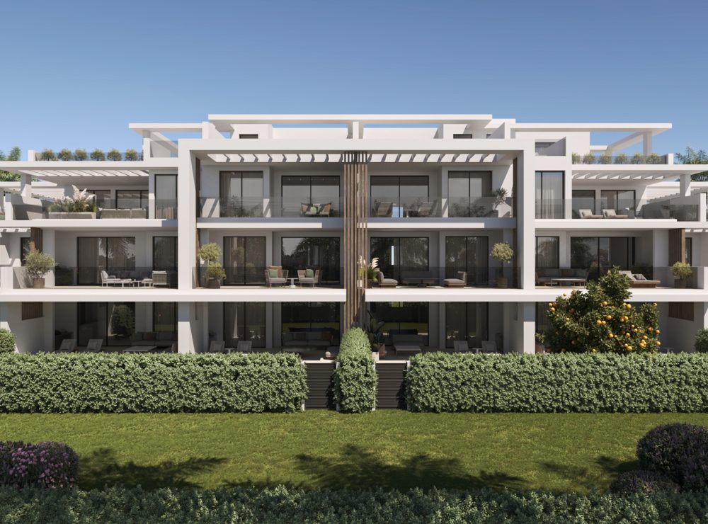 Royal Park Residence New development apartment penthouse New Golden Mile Estepona Marbella exterior