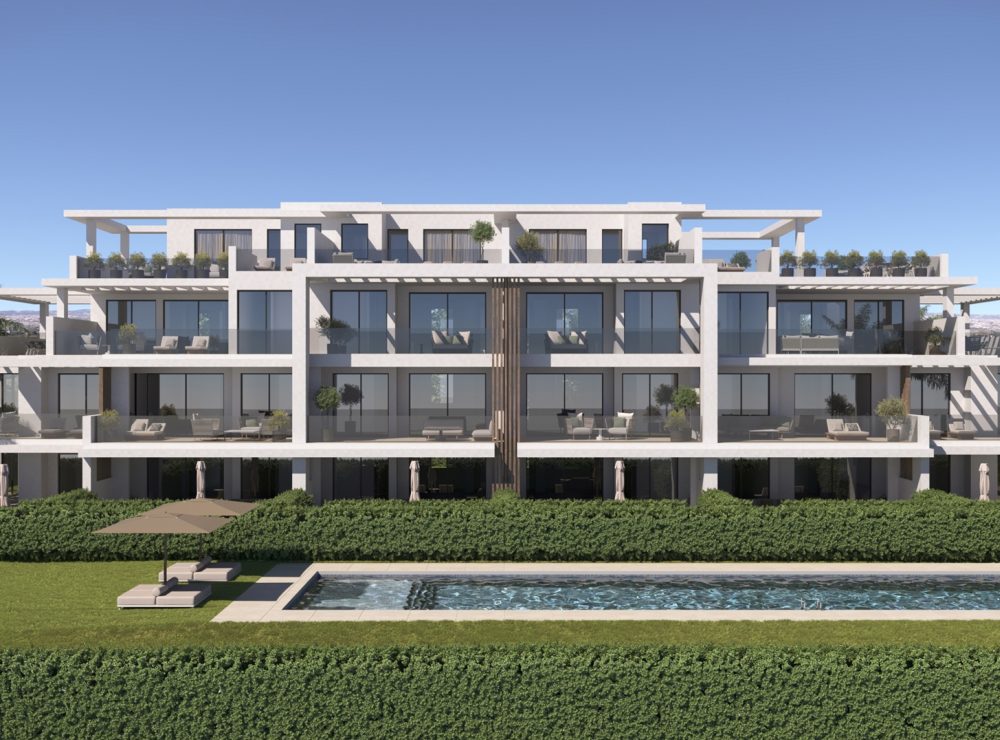 Royal Park Residence New development apartment penthouse New Golden Mile Estepona Marbella exterior