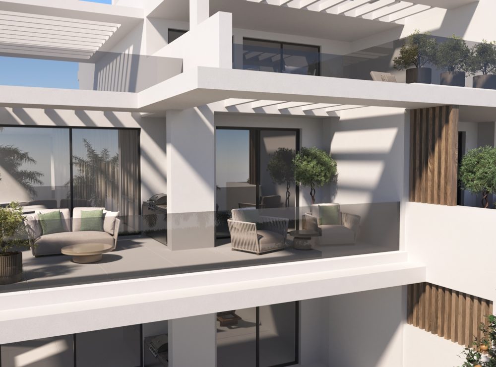 Royal Park Residence New development apartment penthouse New Golden Mile Estepona Marbella exterior