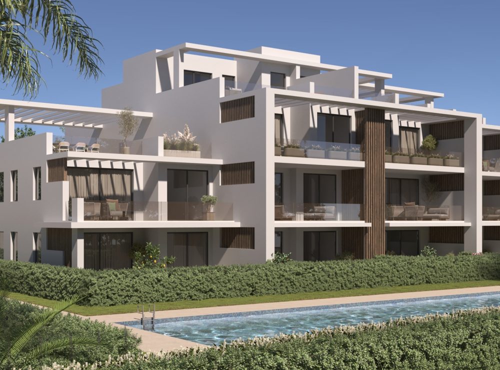 Royal Park Residence New development apartment penthouse New Golden Mile Estepona Marbella exterior