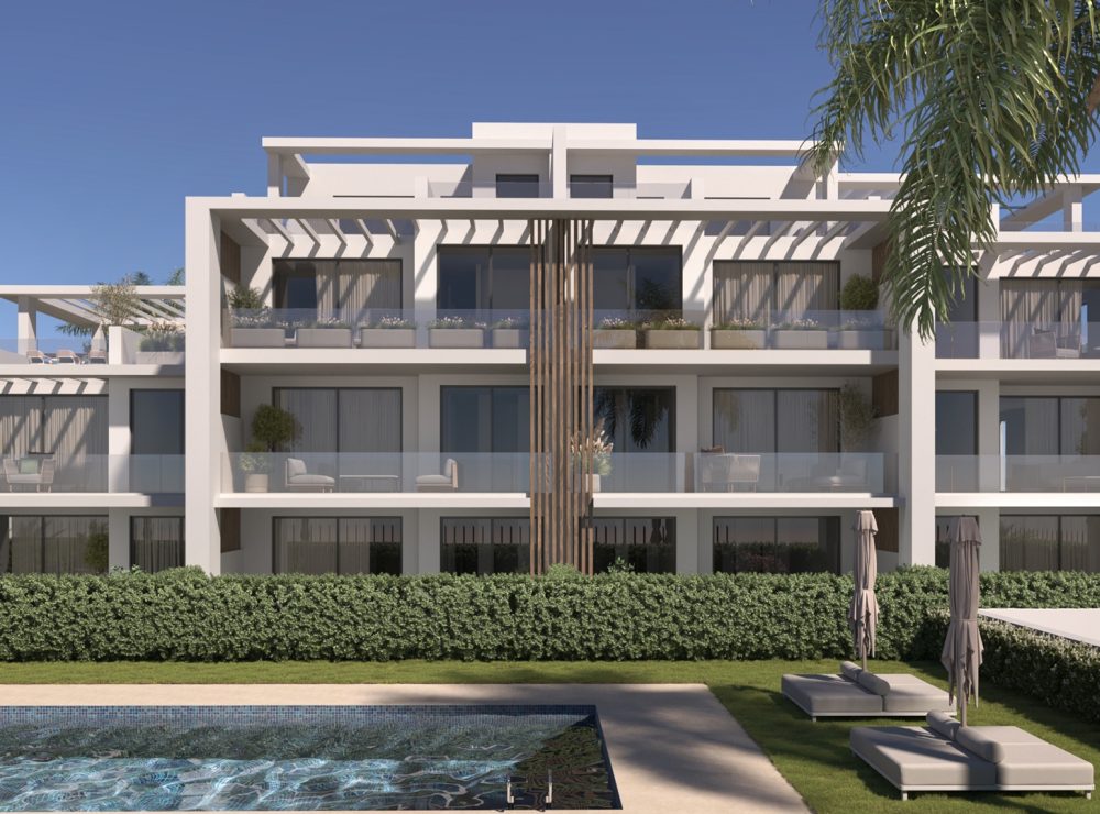 Royal Park Residence New development apartment penthouse New Golden Mile Estepona Marbella exterior