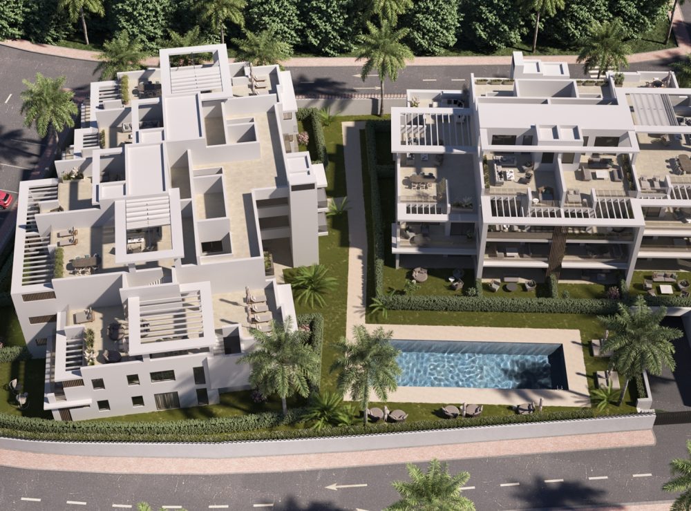 Royal Park Residence New development apartment penthouse New Golden Mile Estepona Marbella exterior