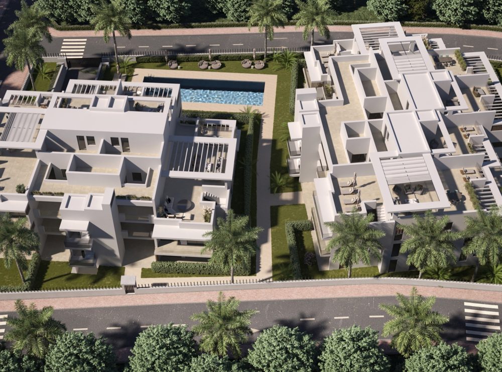 Royal Park Residence New development apartment penthouse New Golden Mile Estepona Marbella exterior