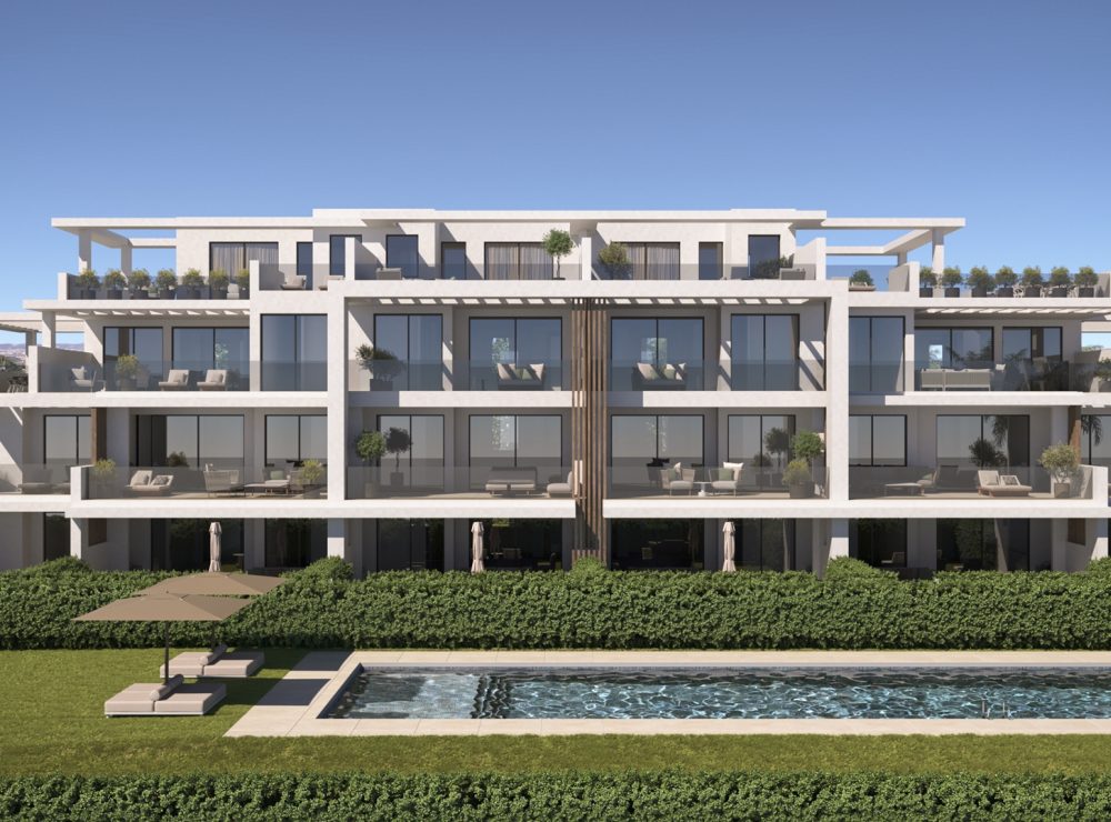 Royal Park Residence New development apartment penthouse New Golden Mile Estepona Marbella exterior