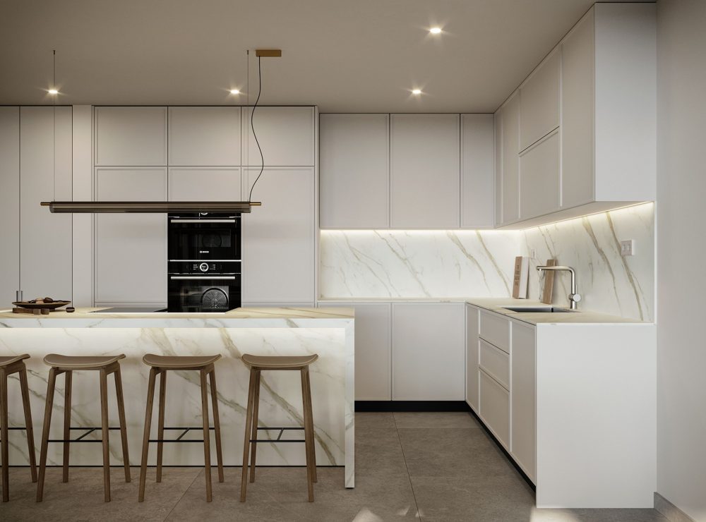 The Place by Alcazaba Lagoon New development apartment penthouse private pool Casares Marbella