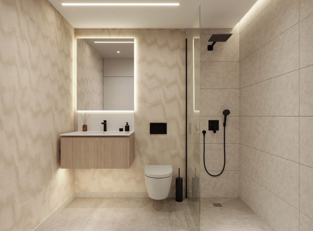 The Place by Alcazaba Lagoon New development apartment penthouse private pool Casares Marbella