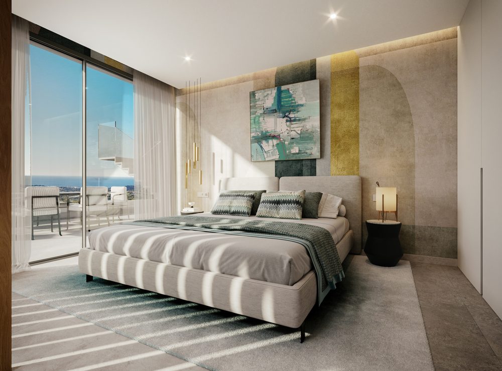 The Place by Alcazaba Lagoon New development apartment penthouse private pool Casares Marbella