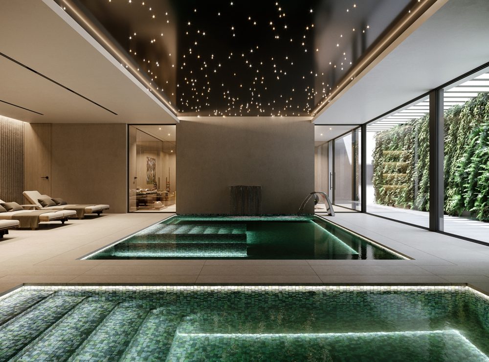 The Place by Alcazaba Lagoon New development apartment penthouse private pool Casares Marbella