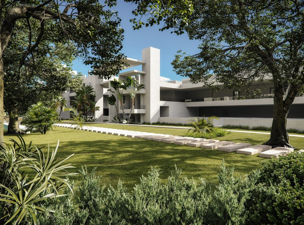 The Place by Alcazaba Lagoon New development apartment penthouse private pool Casares Marbella