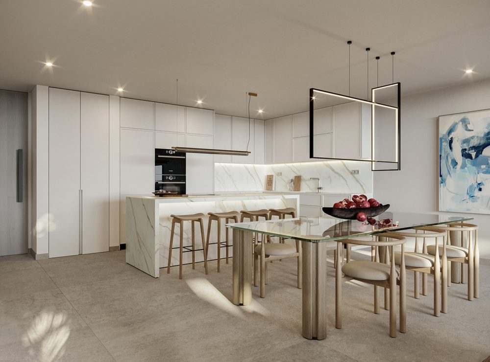 The Place by Alcazaba Lagoon New development apartment penthouse private pool Casares Marbella